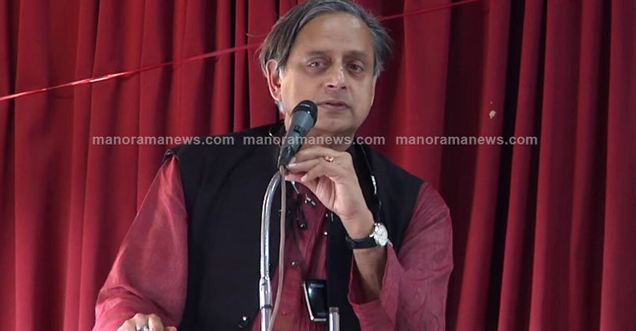 Thiruvananthapuram MP and senior Congress leader Shashi Tharoor. Photo: Manorama News