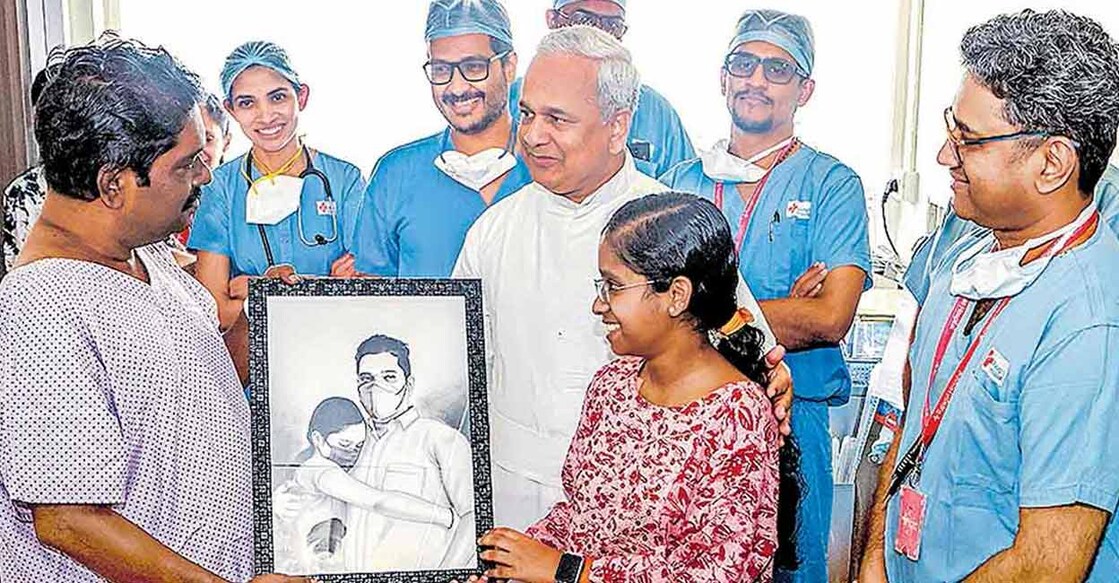The surgery was led by Dr Ramachandra Narayana Menon. Photo: Manorama