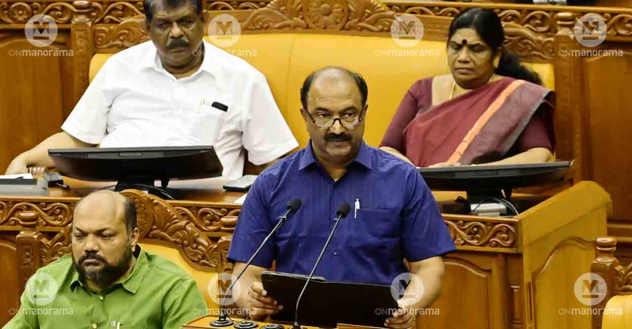Balagopal Kerala Finance Minister KN Balagopal presents State Budget on February 3, 2023. Photo: MANOJ CHEMANCHERI/Manorama