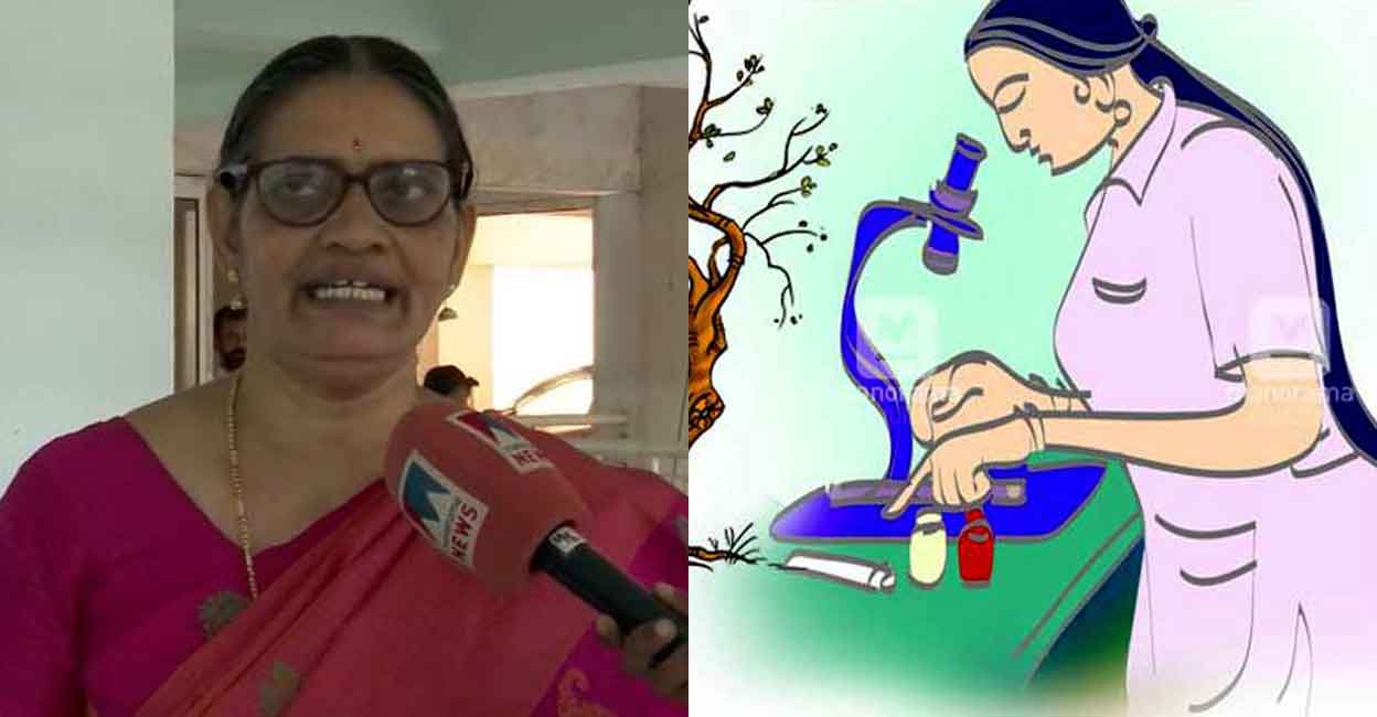 Kasaragod Government College's former Principal M Rama (left) had claimed that the water in the institute is safe for drinking. Photo: Manorama. 