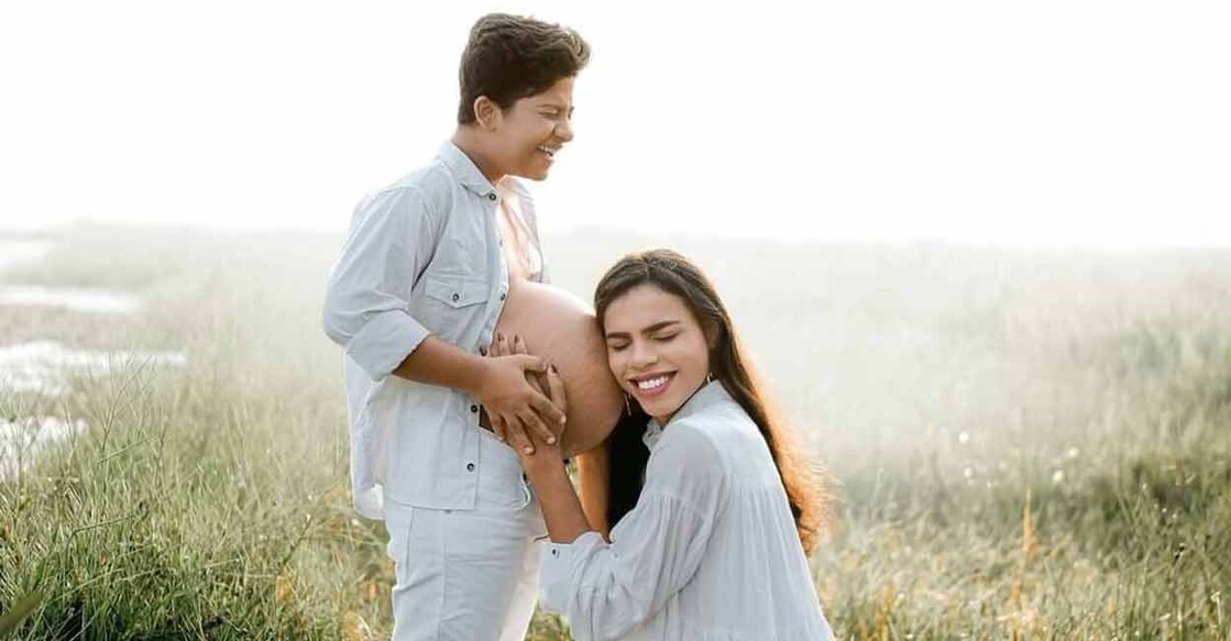 Zahhad and Ziya are now proud parents. Photo: Twitter/ @rbinducpm