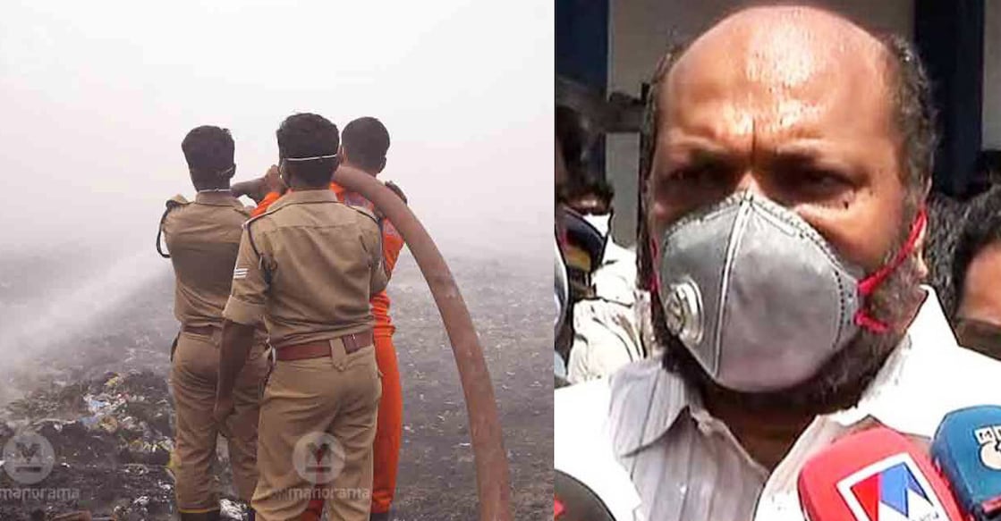 rajeev-main State Industries Minister P Rajeeve on Friday said that the situation at the plant is such that fire may recur even after the flames are doused. Photo: Manorama