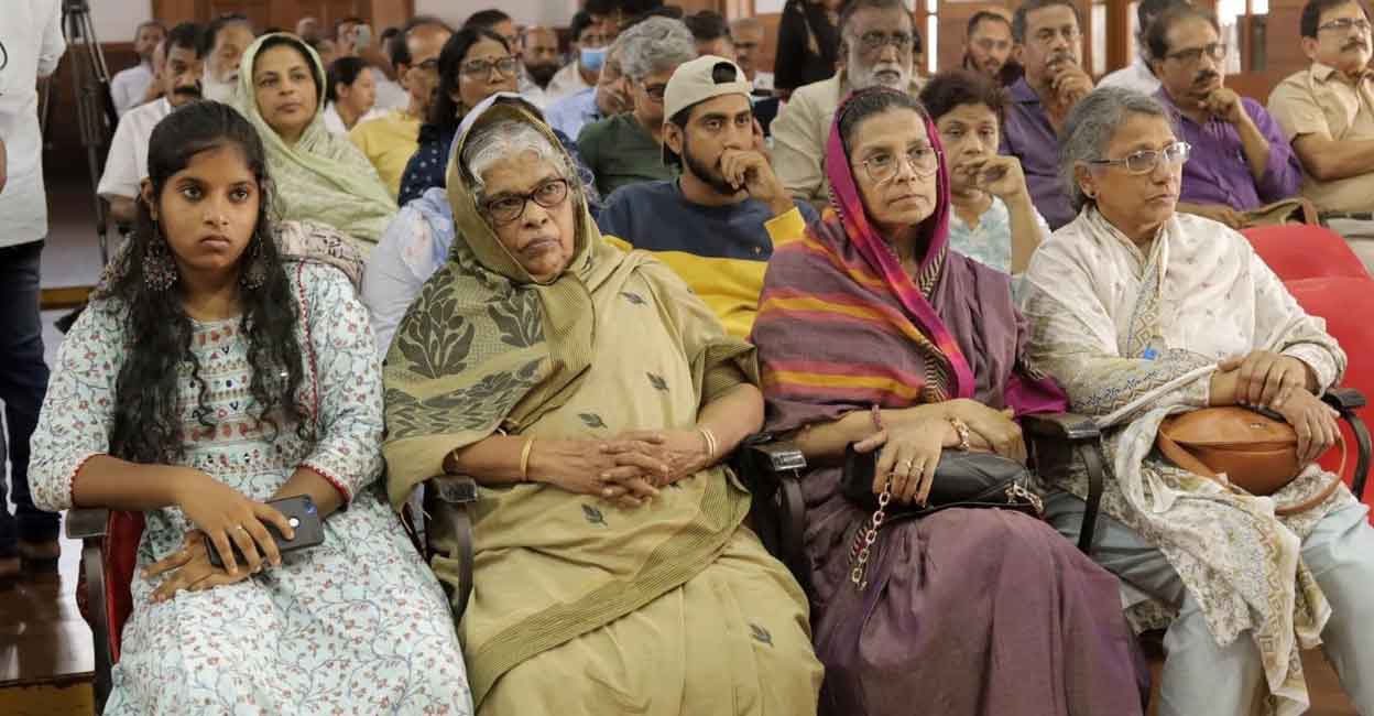 The women, who met under the banner of the Forum For Muslim Women's Gender Justice in Kozhikode, had writers, movie makers, school teachers, Islamic teachers, psychologists, social activists, and gender activists among them calling for a change in the Act that makes the "discriminatory" Muslim Law of Succession binding on all Muslims born in India. Photo: Special Arrangement