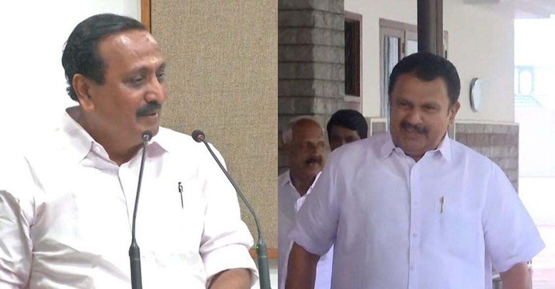 MK Raghavan and Muraleedharan