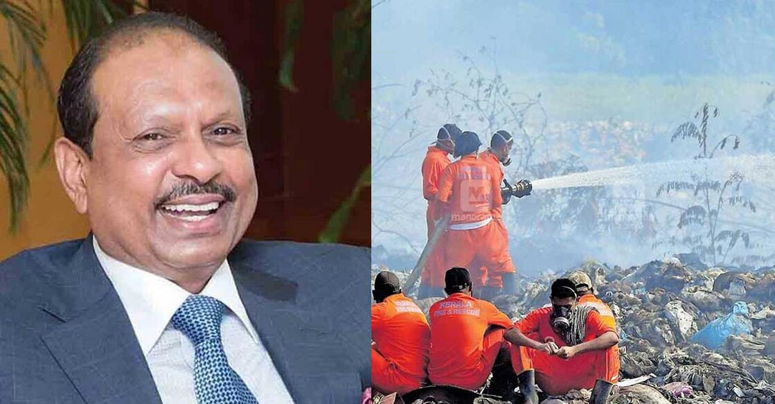 yusuf-ali He said that he is transferring the amount immediately to provide medical assistance to those suffering from breathing problems and to ensure a better waste management system in Brahmapuram. Photo: File Image