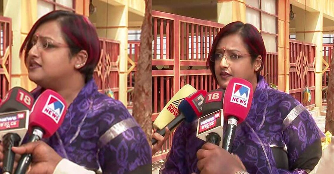 സ്വപ്ന സുരേഷ് (Video grab - Manorama News)