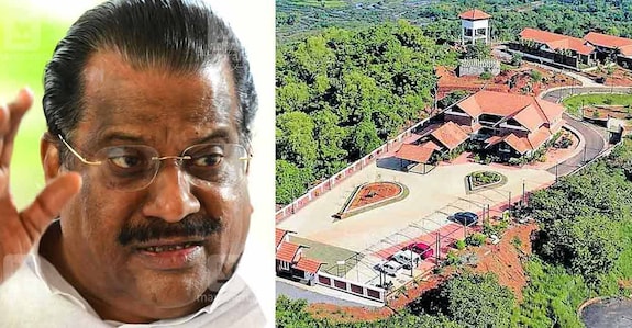 EP Jayarajan Resort Row The unprecedented raid comes after the department received a complaint of money laundering in connection with the resort. Photo: Manorama Online