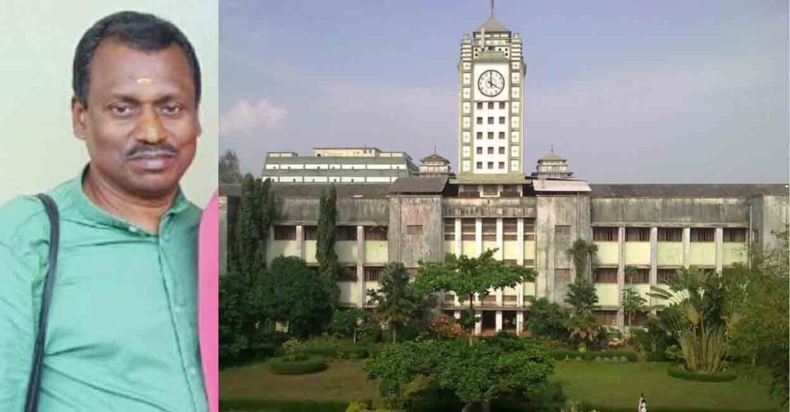 A woman patient who underwent surgery was assaulted by Saseendran (L), an attendant at the Kozhikode Medical College hospital (R), on Saturday. Photo: Special arrangement