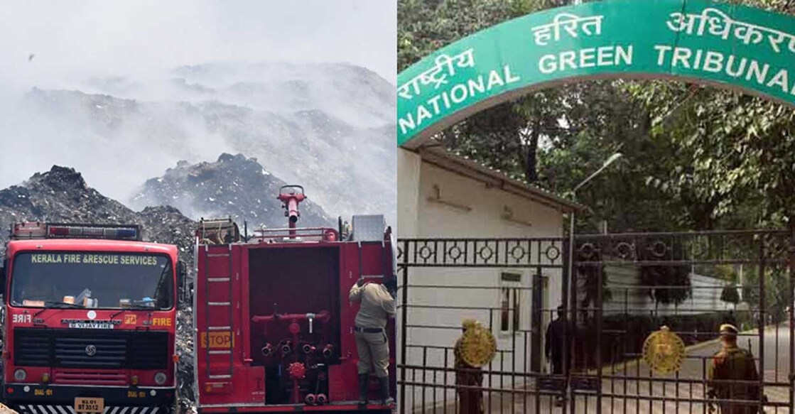 national-green-tribunal-brahmapuram It was on March 6 that the NGT registered a suo motu case over the Brahmapuram fire and sent notices to the state government and Kochi Corporation. Photo: Manorama Online