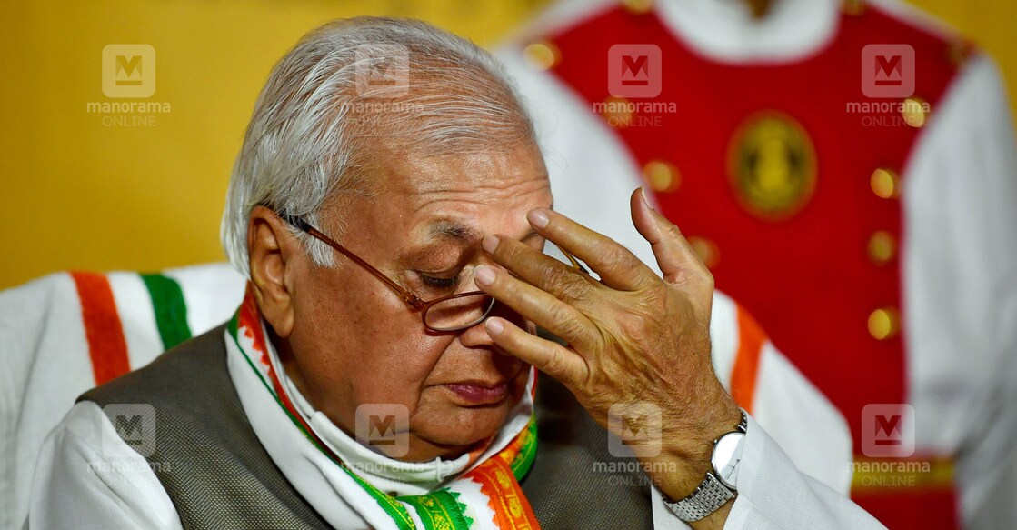 Kerala Governor Arif Mohammed Khan. Photo: Manorama