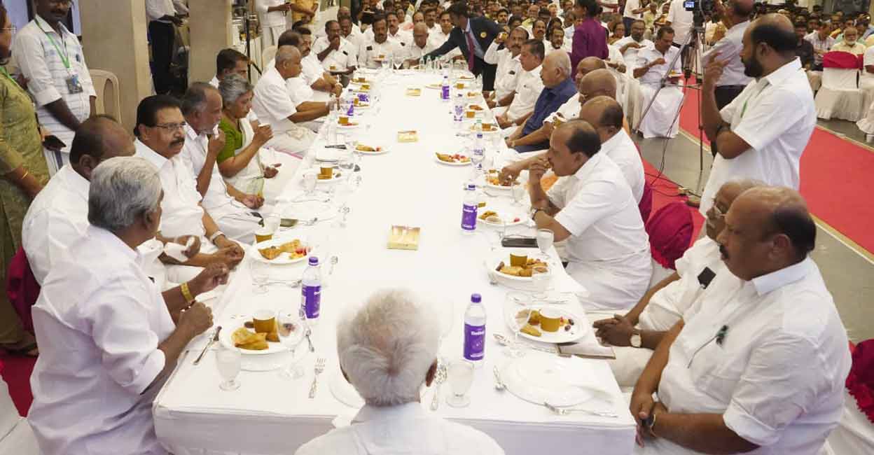 ncp-iftar-kochi Leaders attend an Iftar organised by NCP in Kochi. Photo: Special arrangement