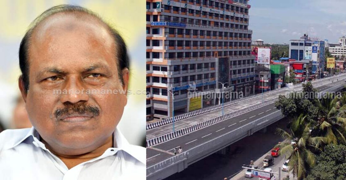 VK Ebrahim Kunju; Palarivattom flyover. File Photo: Manorama News