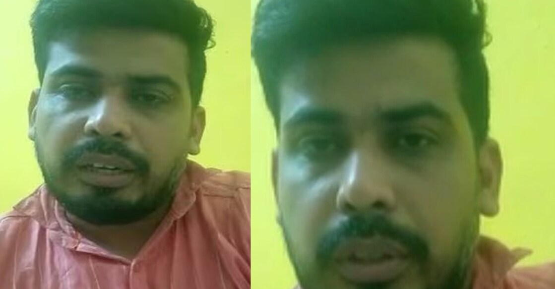 NRI businessman Muhammed Shafi, who was abducted by a group of men, speaks in a video. Photo: Screengrab/Manorama News
