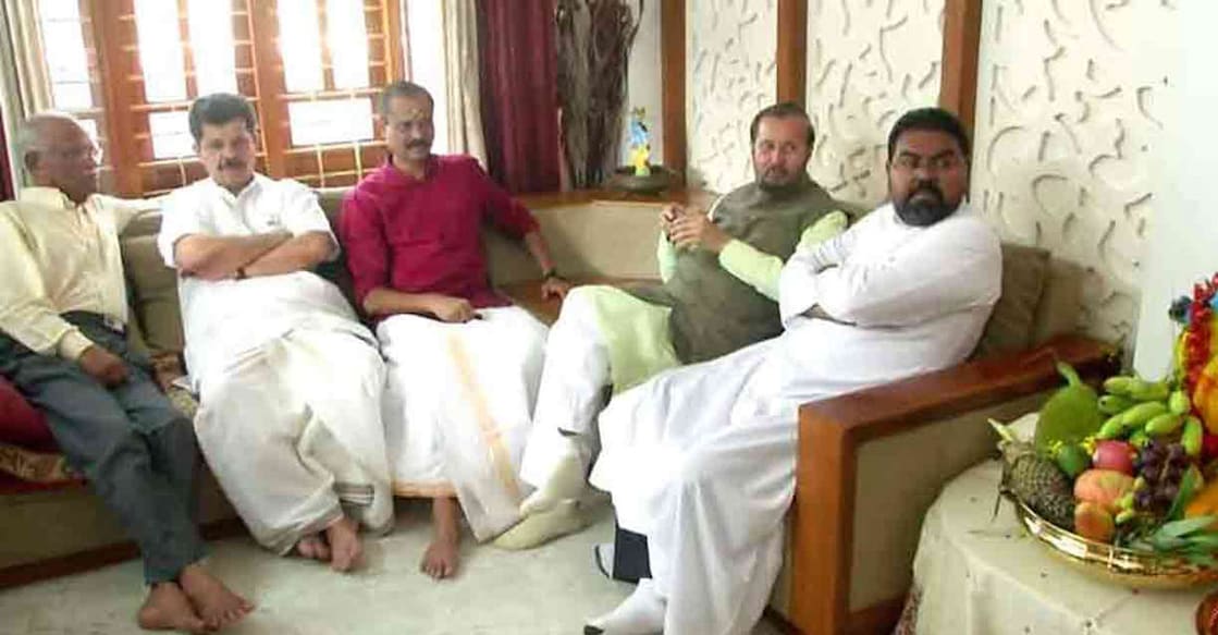 bjp-vishu-diplomacy Speaking at the breakfast function, Javadekar said that the BJP was not playing vote-bank politics by holding such events. Photo: Manorama Online