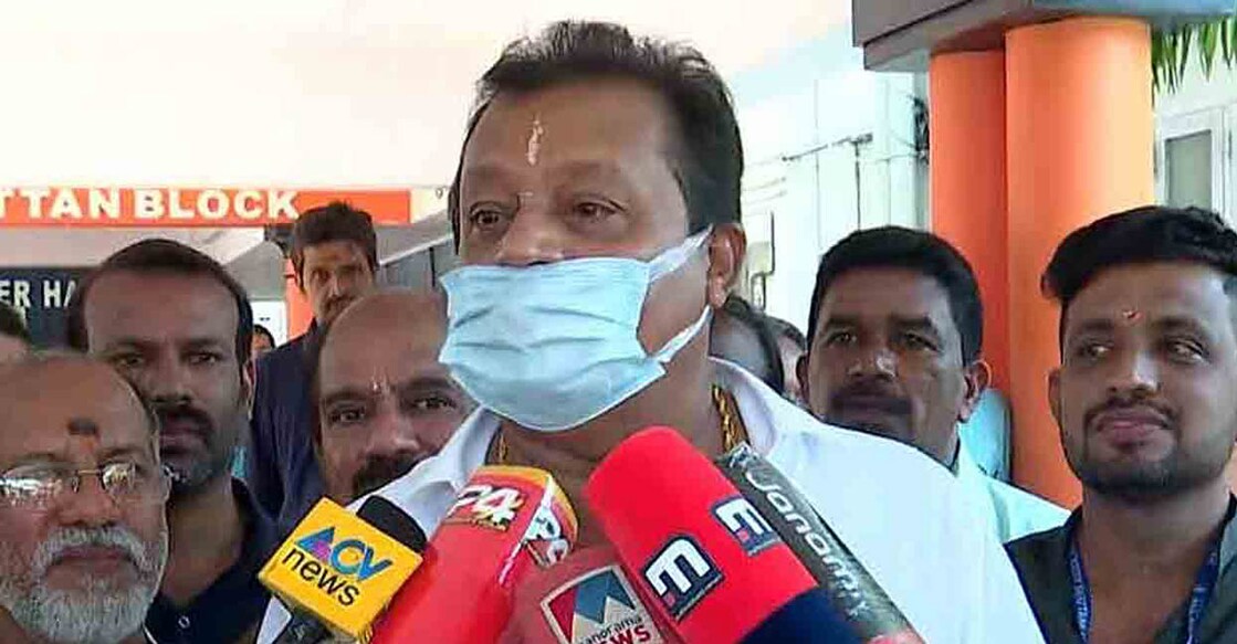 “That is the glory of the Vande Bharat Express,” the actor said in Sasthamangalam in Thiruvananthapuram, adding the Prime Minister will speak out the rest. Photo: Manorama Online