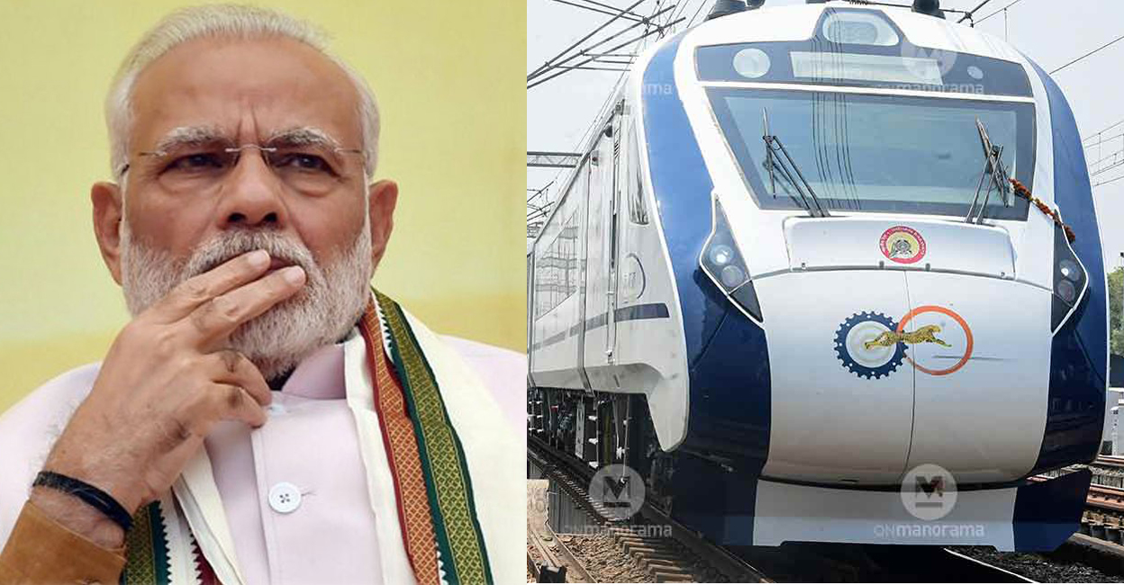 modi-vande-bharat-main Prime Minister Narendra Modi will launch the state's first Vande Bharat Express train on April 25. Photo: File Image