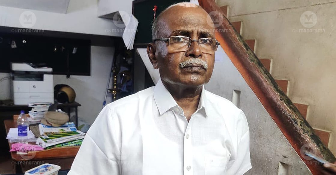 A R Gopinathan, a retired BSNL engineer, was jailed on March 9. Photo: Special arrangement