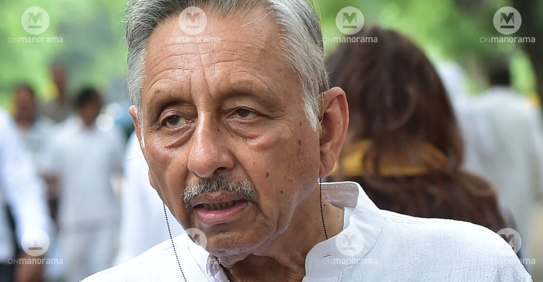 Mani Shankar Aiyer Mani Shankar Aiyer . Photo: Manorama