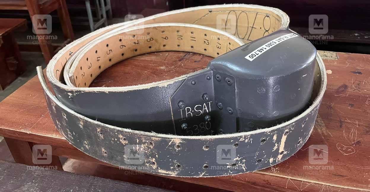 Radio collar Radio collar to be attached on Arikomban after capture. Photo: Manorama
