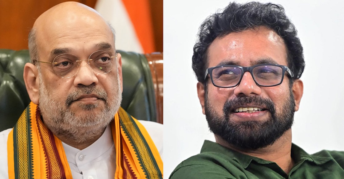 amit-shah-john-brittas Union Home Minister Amit Shah (left) and John Brittas MP. Photos: PTI & Facebook/@JBrittas