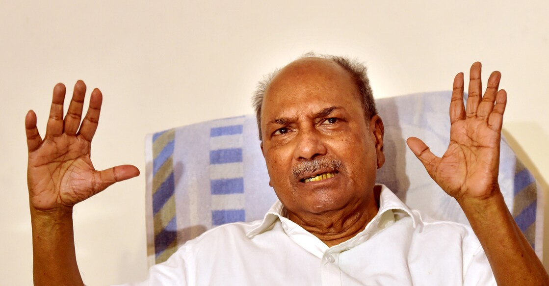 AK Antony. File photo: Manorama