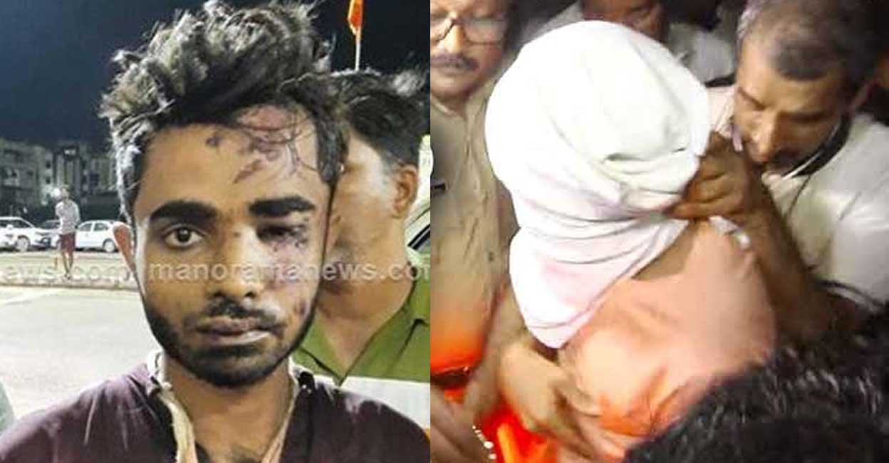 Shahrukh Saifi, the accused in the train arson case was captured from Ratnigiri in Maharashtra. Photo: Manorama News 