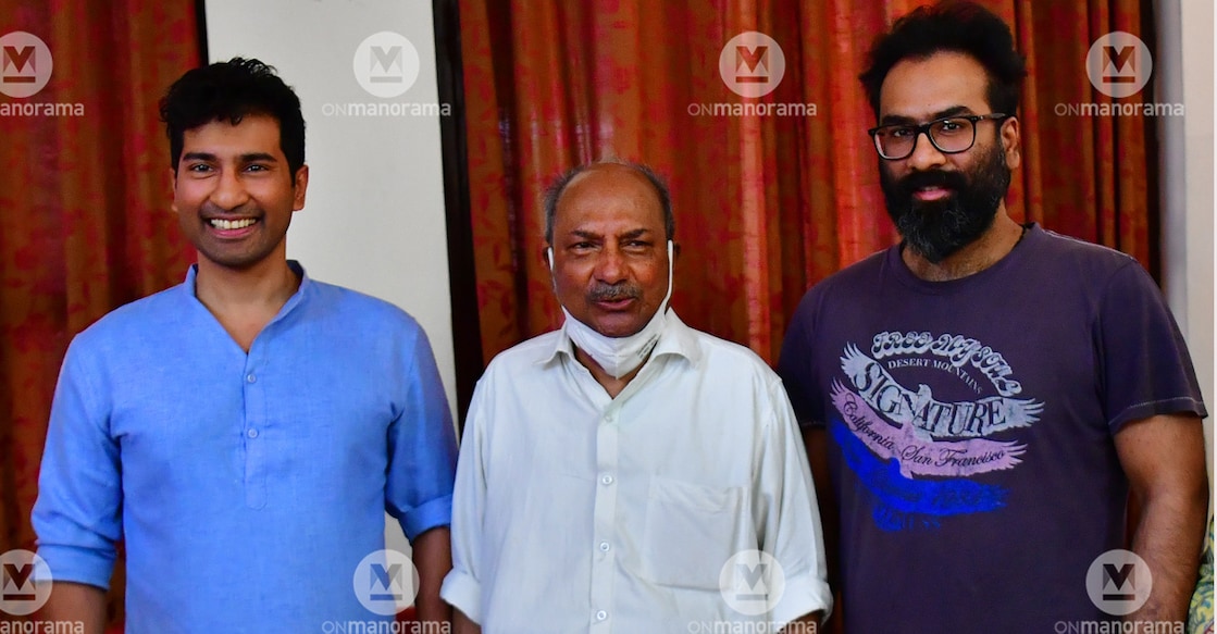Anil Antony, AK Antony and Ajith Antony. File photo: Manorama