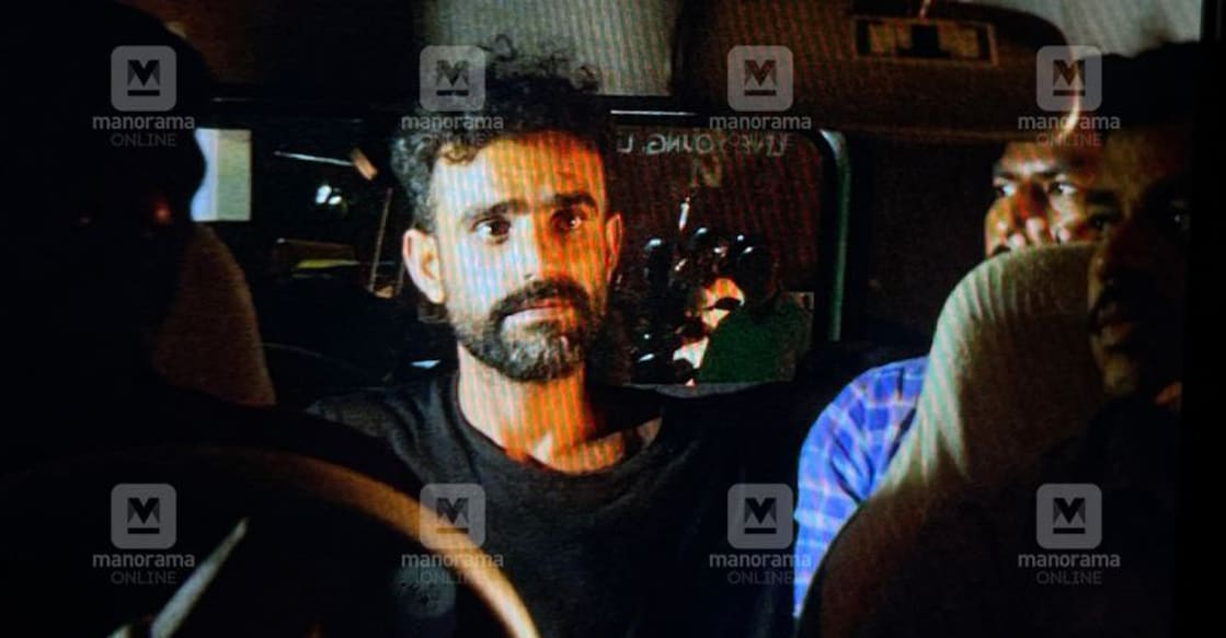 The accused, Zubair, when produced before a Magistrate Court in Kochi. Photo: EV Srikumar/Manorama