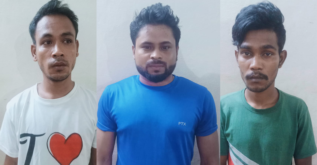 Gopal Roy, Bishnu, and Yakub Ali. Photos: Special arrangement 