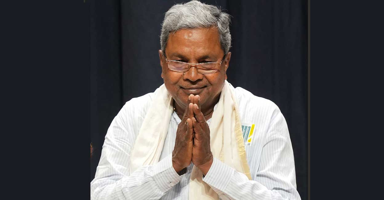 Siddaramaiah. Photo: PTI