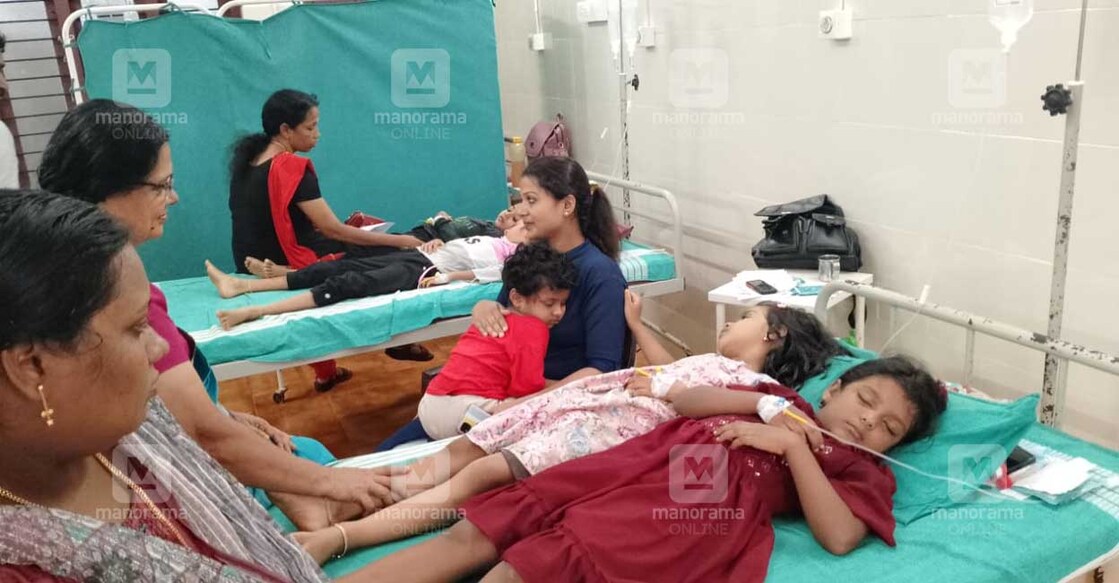 There were children among those who got food poisoning. Photo: Manorama
