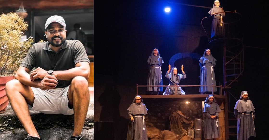 Job Madathil; A scene from the play 'Kakkukali'. Photo: Facebook/Job Madathil