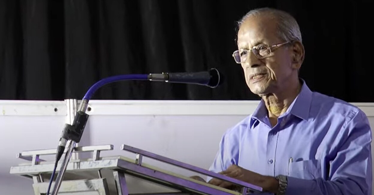 E Sreedharan delivering a lecture at CONFEST 2023 in Kochi on Saturday. Photo: Screengrab