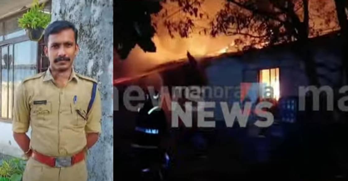 Ranjith, a fire official from Chakka Fire Force Unit killed in the accident. Photo: Screengrab/ Manorama News