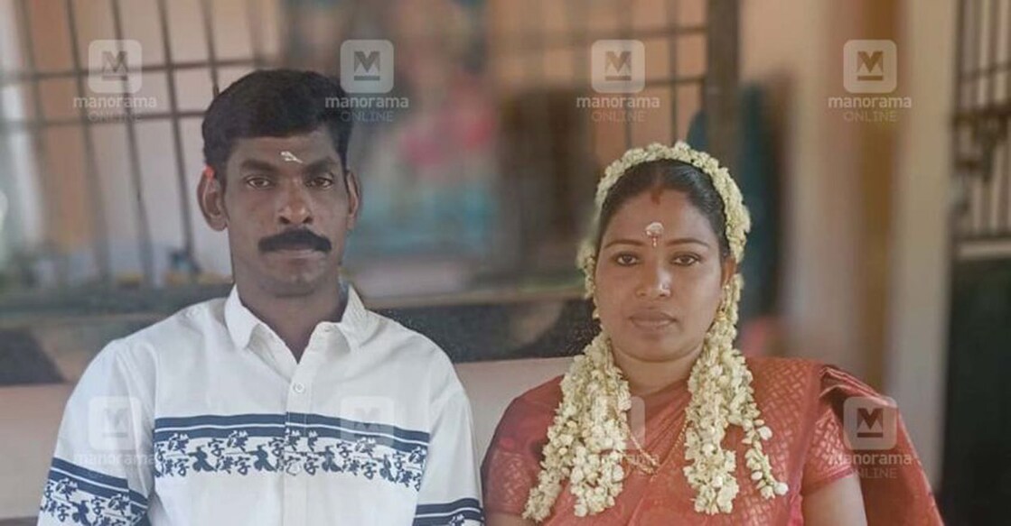 cherupuzha-main Shaji and Sreeja Vempirinjan. Photo: Manorama