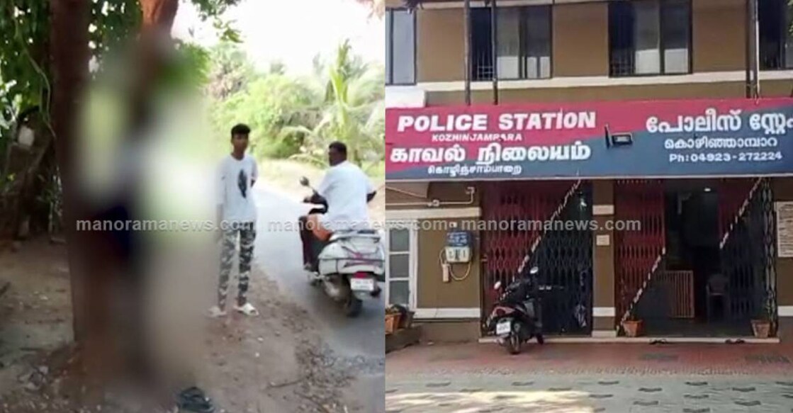 Palakkad boy attacked over theft suspicion. Photo: Screengrab/ Manorama News