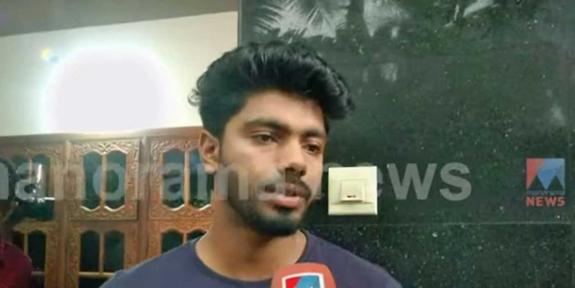 Son of Kozhikode businessman Siddique. Photo: Manorama News