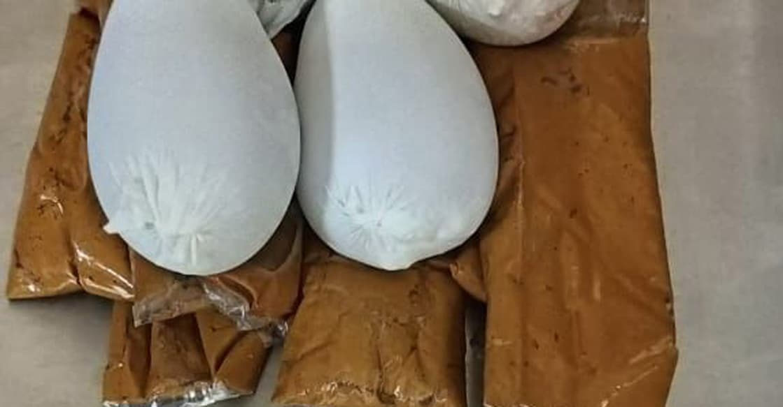 The first accused, Muhammad Shameer of Palakkad, arrived from Malaysia and was carrying 1.78 kg of gold, worth Rs 84 lakh. Photo: Special Arrangement