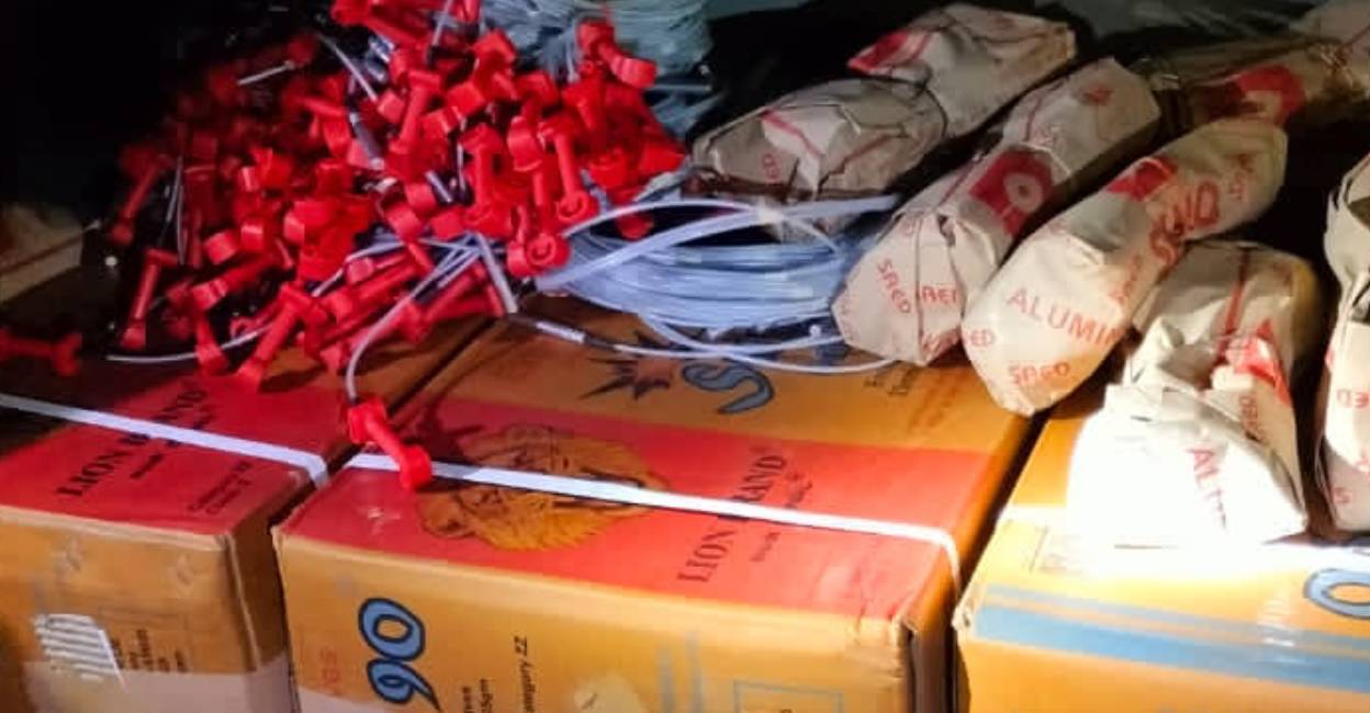 Massive stock of explosives seized in Kasaragod