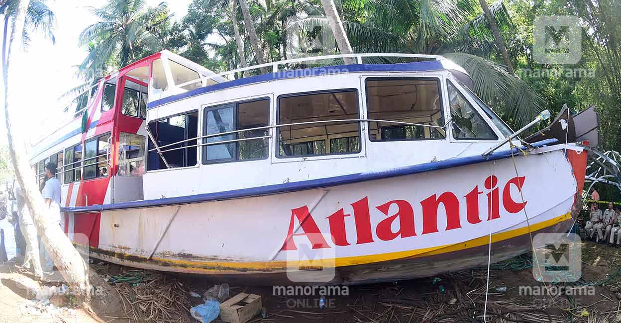 A 15-seater fishing boat was turned into a tourist boat at an unaccredited yard in Ponnani. Photo: Manorama