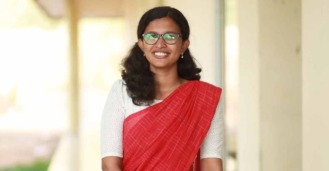 K Vidya | Photo: Facebook, @വിദ്യ വിജയൻ K Vidya. Photo: Facebook
