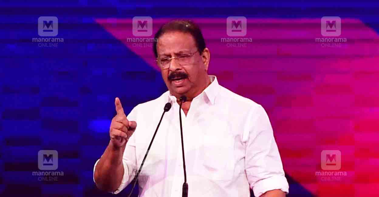 KPCC President K Sudhakaran. Photo: Manorama