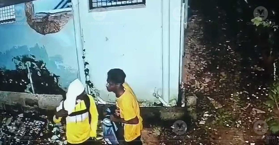 The CCTV footage has revealed that the boys escaped from Government Children's Home for Boys, Vellimadukunnu by removing the rails on a bathroom window in their building. Photo: Screengrab/CCTV visuals