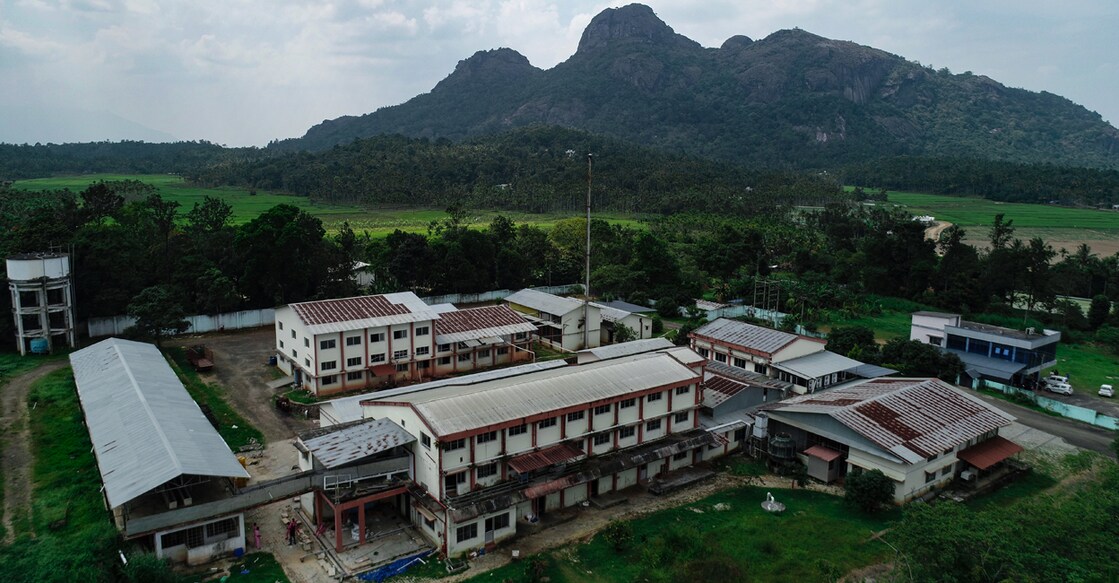 The Malabar Meat abattoir complex spread in 14 acres at Manjadi in Sulthan Bathery, Wayanad. Photo: Special arrangement