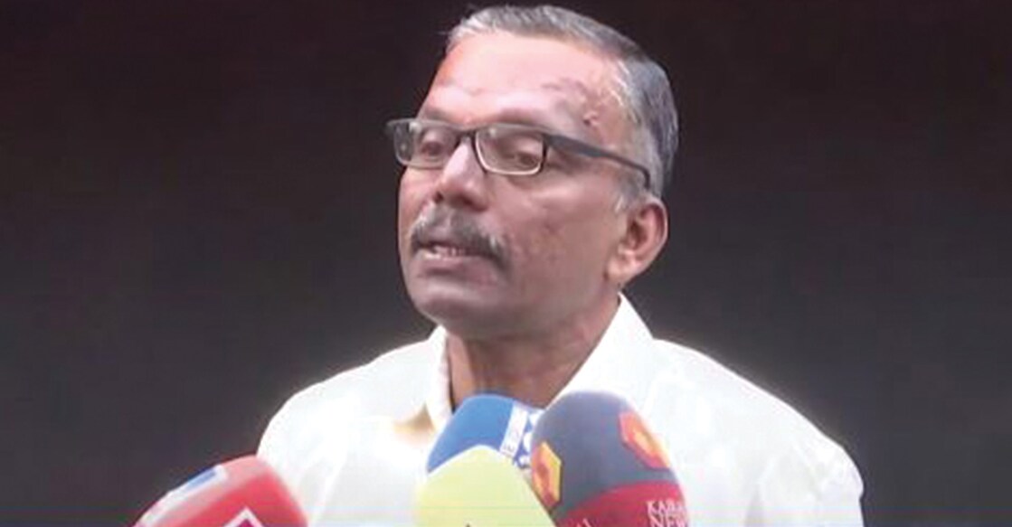 A K Prashant Babu. Photo: Screengrab/ Manorama News