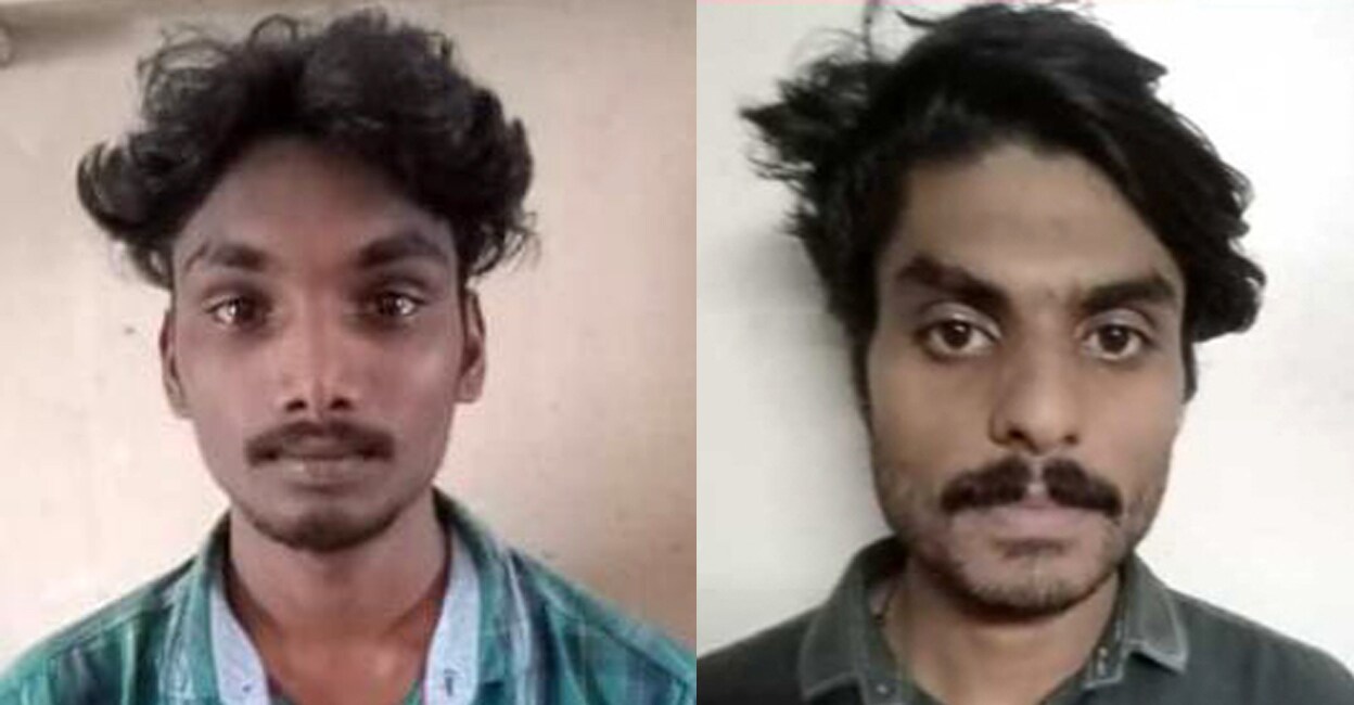 Two of the accused, R Nidheesh and P Yadhukrishnan. Photos: Special arrangement