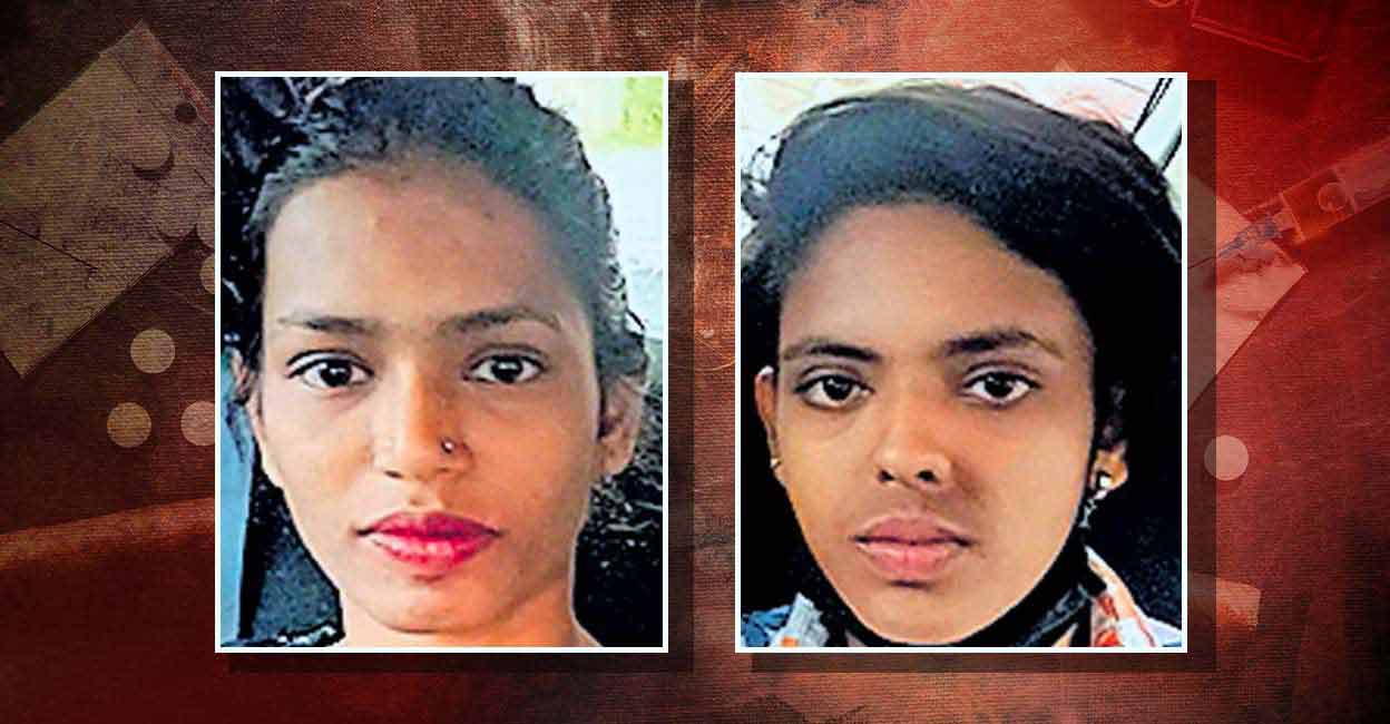 codirector-and-friend-arrested-with-mdma-1 Priya, Surabhi. Photo; Manorama