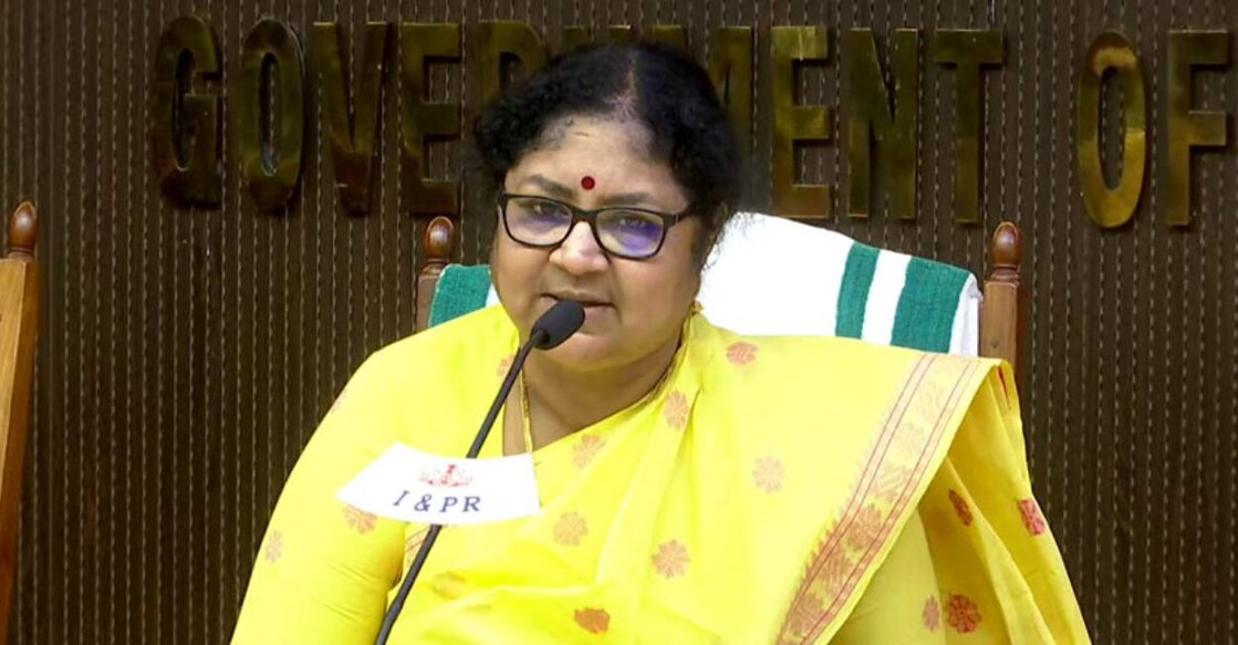 Minister R Bindu. Photo: Manorama News