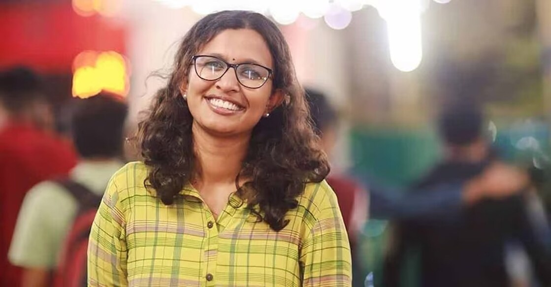 K Vidya. Photo: Facebook/ @Vidya Vijayan