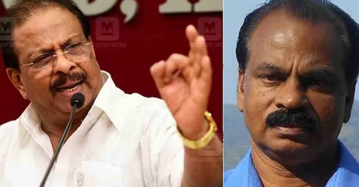 CPM had sent goons to kill KPCC chief K Sudhakaran, said Sakthidharan. Photo: Manorama